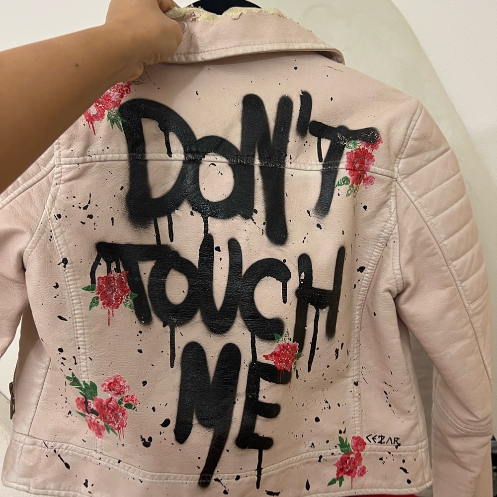 Blank nyc Custom leather jacket